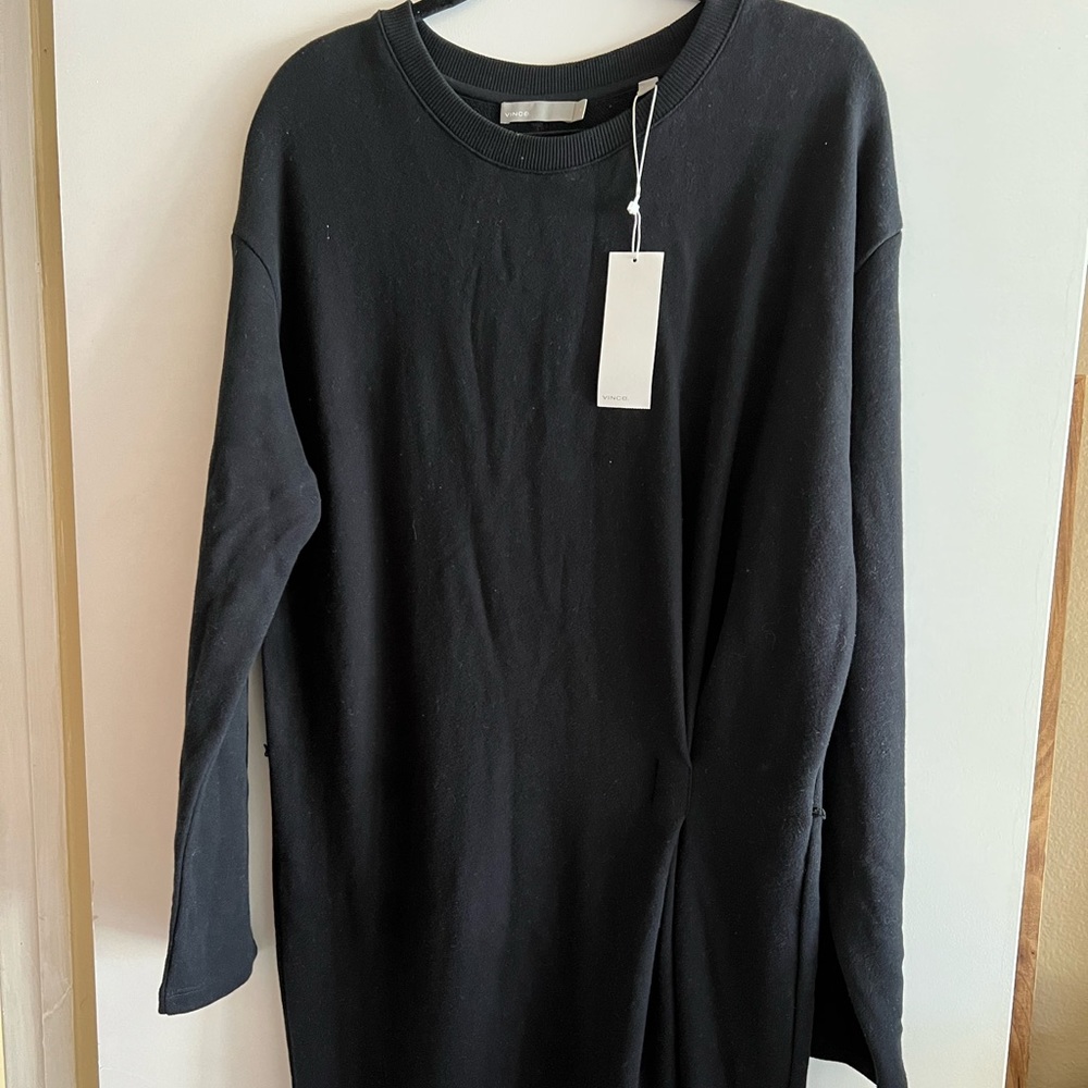 Vince sweater dress (black)